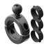 BC3 Universal Clamp for 1-1/4" to 1-1/2" Bars | Black | Combo 20mm Ball and Dovetail | Bushings Included