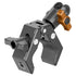 Multi-Mount Adjustable Bar Clamp | 7/8" - 1-1/2" Bars | Billet Aluminum | Short Reach Adapter | 20mm Ball Socket