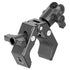 Multi-Mount Adjustable Bar Clamp | 7/8" - 1-1/2" Bars | Billet Aluminum | Short Reach Adapter | 20mm Ball Socket