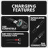 Chrome Motorcycle Adventure Phone Cradle | Wireless Charging and Vibration Dampening | Perch / Brake / Clutch Reservoir Mount | 3.5" DuraLock™ Arm