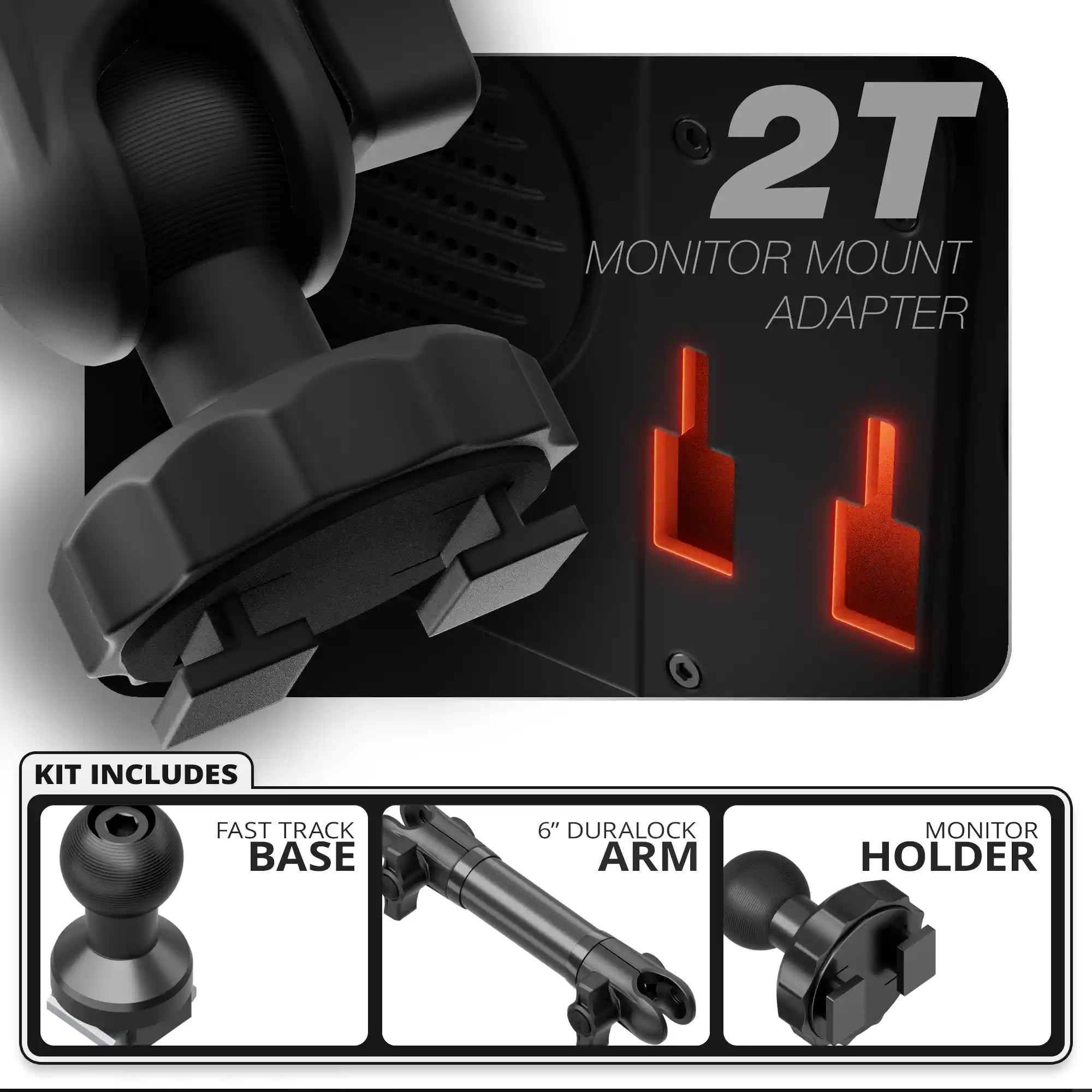 Tuner - 2T | Fast Track Base | 6" DuraLock Arm