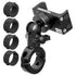 Black Can-Am Phone Mount | Spyder and Ryker | BC3 Universal Clamp for 7/8" to 1-1/4" Bars | Short Reach