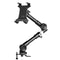 Heavy Duty Seat Rail/Floor Bolt Mount | 20"-24" Aluminum Telescoping Arm | Tablet Holder