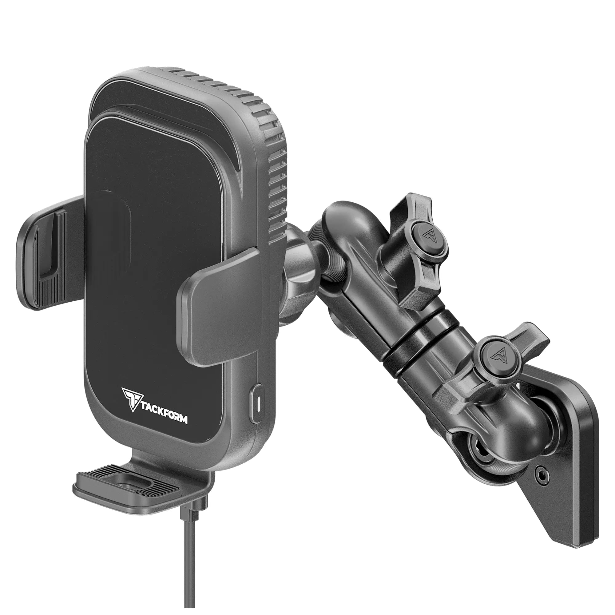 LINK™ Vent Mount Bracket With Wireless Charging Phone Holder | Compatible With BlueCruise | 3.5" Arm | 2021-2025 Ford F-150 (Including Raptor) & 2023-2025 Ford Super Duty