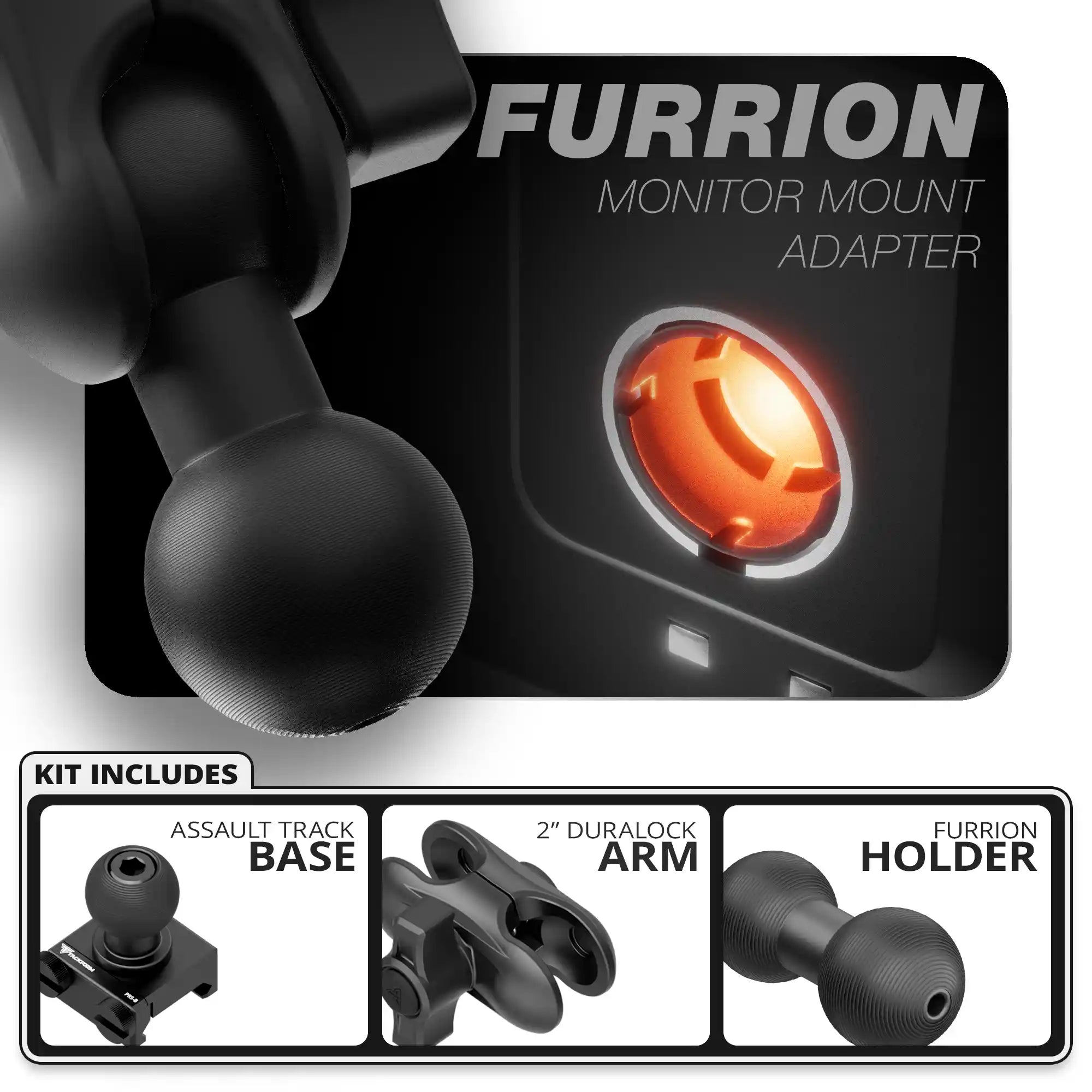 Furrion | Assault Track Base | 2" DuraLock Arm