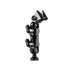 Slim Track™ Base Mount | CB Microphone and Radio Holder | 3.5" DuraLock Arm