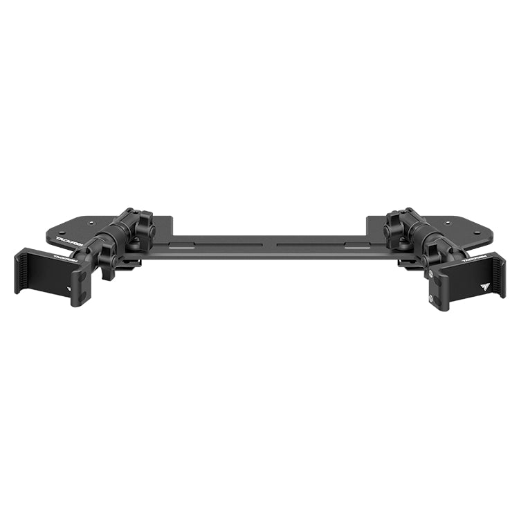 Slim Track Dash Bracket With Dual 20LITE Phone Holders | 2018 - 2023 Jeep JL, JT, and Wrangler 4XE. (Not compatible with 2024+ models)