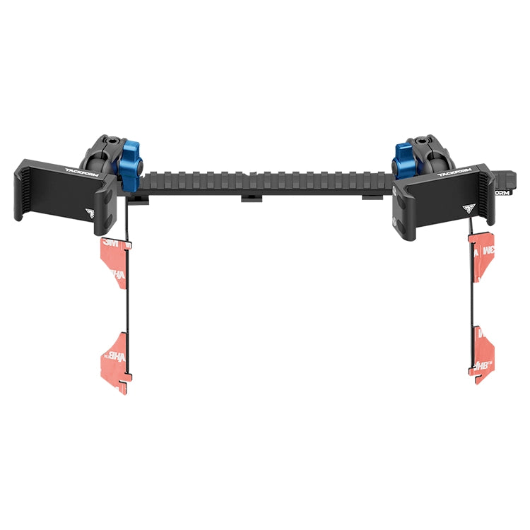 Tacoma Blue Dual Phone Mount with Assault Track Dash Bracket by Tackform