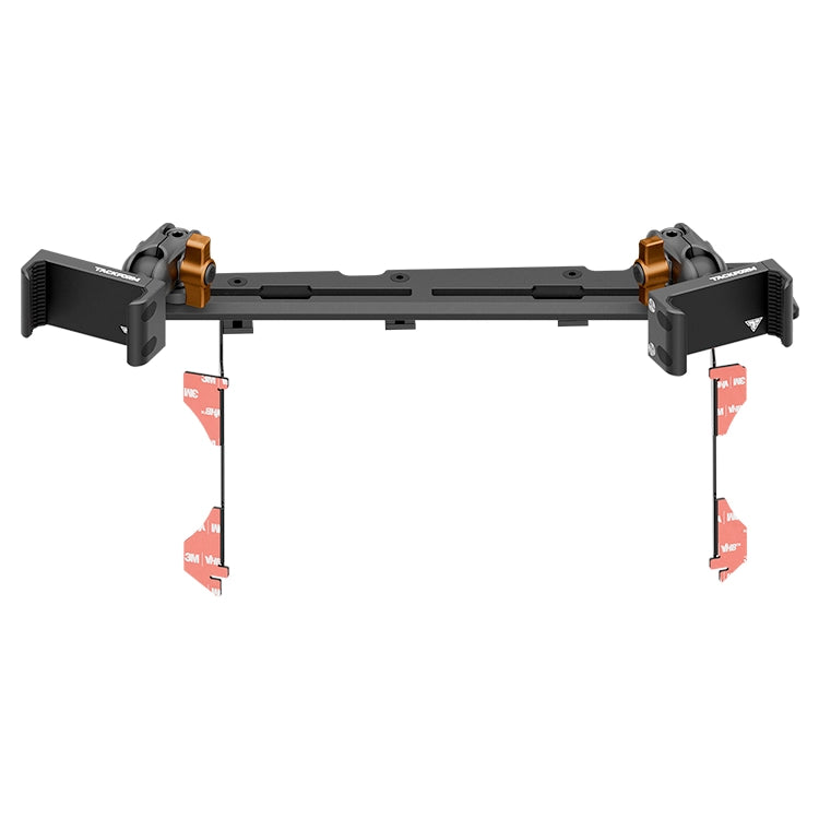 Tacoma Orange Dual Phone Mount with Slim Track Dash Bracket by Tackform