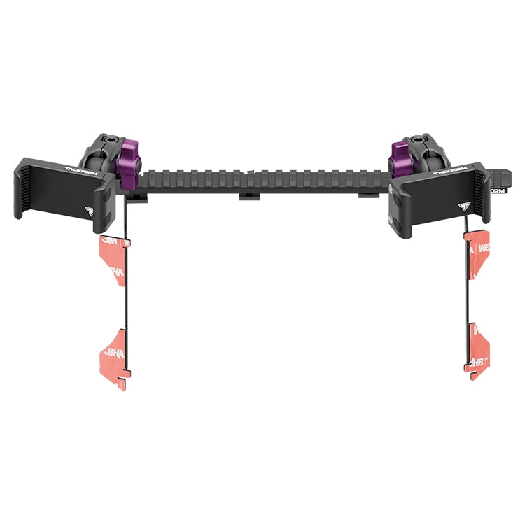 Tacoma Purple Dual Phone Mount with Assault Track Dash Bracket by Tackform