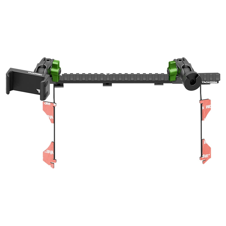 Tacoma Green Phone CB Mount with Assault Track Dash Bracket by Tackform