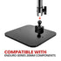 Table Top Mounting Base for 3 Devices - Heavy Duty 3lb Base.