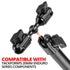 Triple-Up™ Arm | Single 20mm Ball With Dual 20mm Sockets