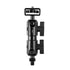 Black Motorcycle Camera Holder | Mirror Hole Mount - M10 x 1.25 Fine Thread Ball | 3.5" DuraLock™ Arm