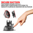 Suction Cup | Quick Grip | Integrated AMPS Pattern | Enduro Series | 20mm Ball Socket