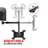 Headrest Mount for Tablet | 12.25" Long Aluminum Shaft Arm | Enduro Series