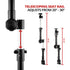 Heavy Duty Drill Base Mount | Phone and Tablet Holder | 20"-30" Aluminum Telescoping Arm | AMPS Connection