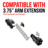 Arm | 4.75" Long | 20mm Socket to 1"/25mm/B-Sized Socket | Expandable Elbow Joint