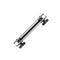 Arm | 7" Long | Aluminum Tube Shaft | Dual 20mm Sockets