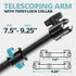 Assault Track Mount (Picatinny) | 7.5"- 9.25" Telescoping Arm | Fast Wireless Charger